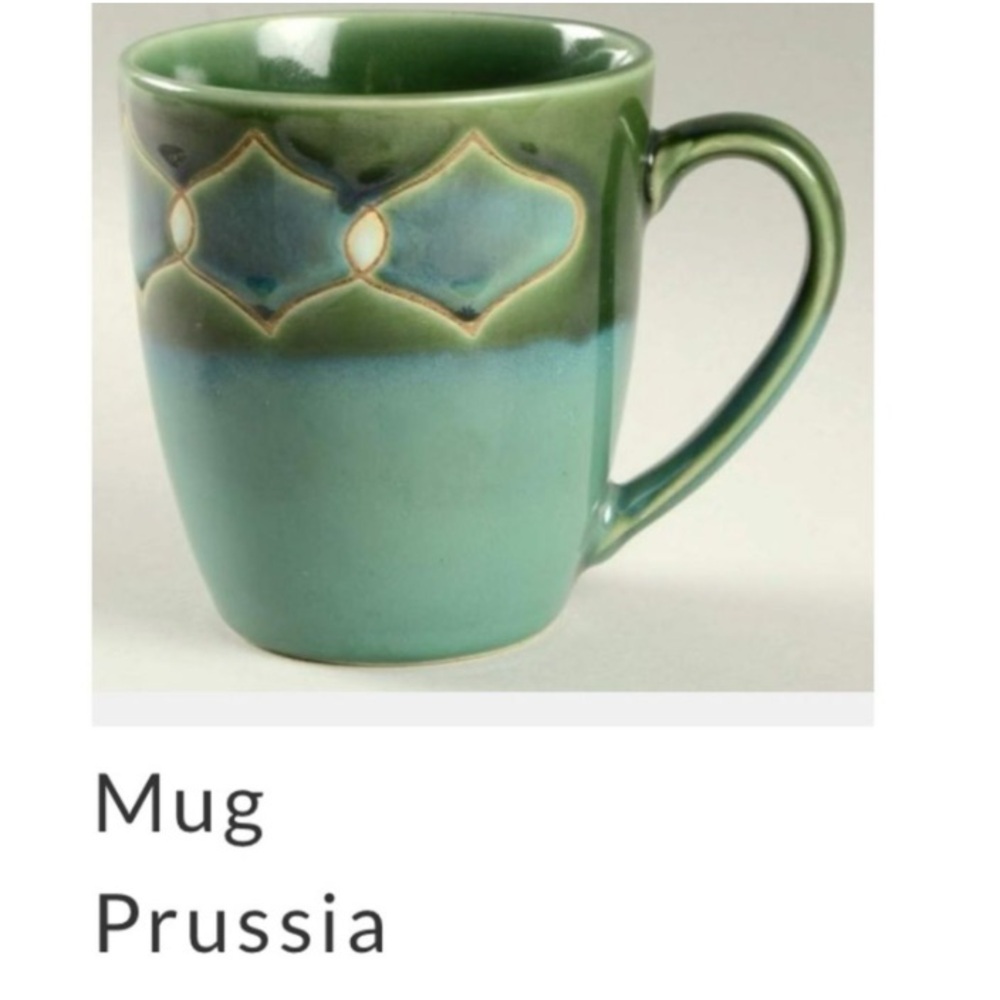 Retired Pier1 Prussia Mug